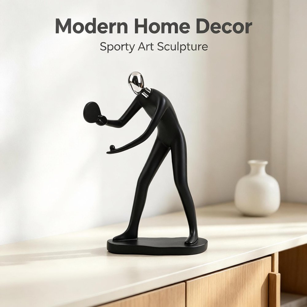 Table Tennis Live - Statuette di Personaggi Sportivi di Tennis