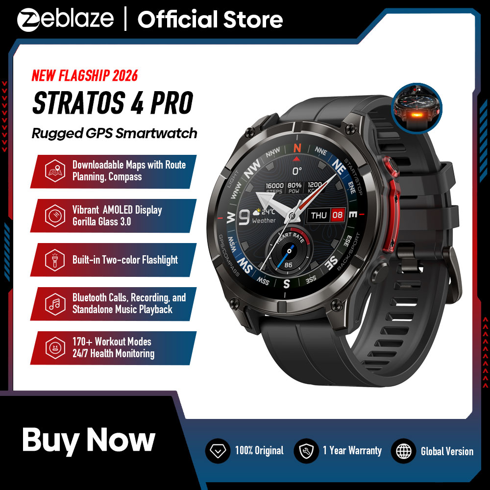 Table Tennis World - Nuovo Zeblaze Stratos 4 PRO Smartwatch