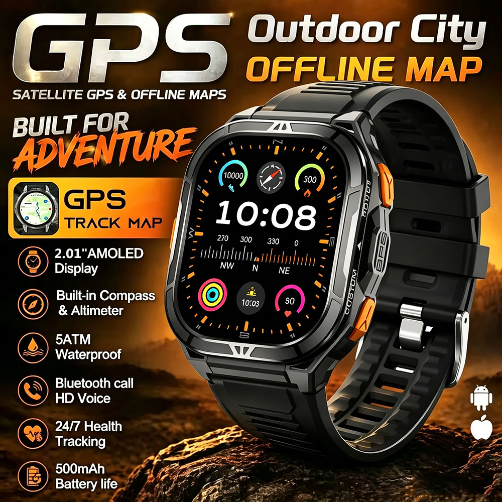 Table Tennis World - Nuovo Smartwatch GPS 2026 Impermeabile 5ATM