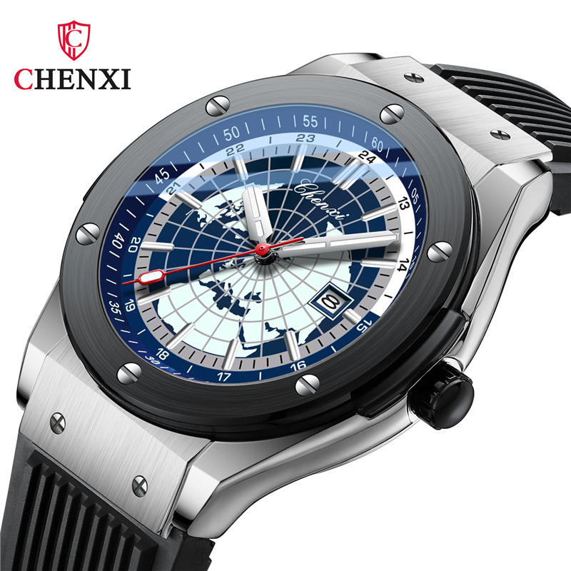 Table Tennis World - CHENXI 82442 Orologio al Quarzo da
