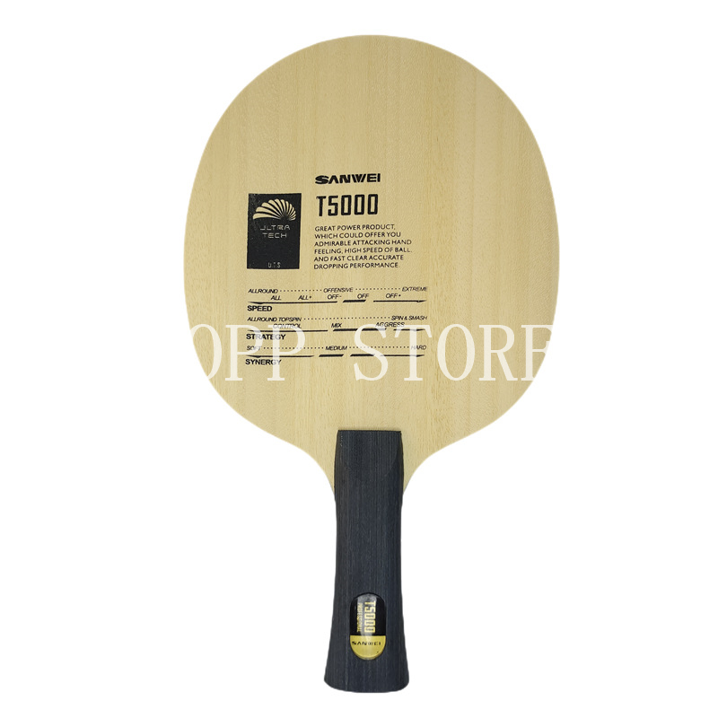 Lama da ping pong SANWEI T5000 - Table Tennis Custom Bat recensione e prezzo