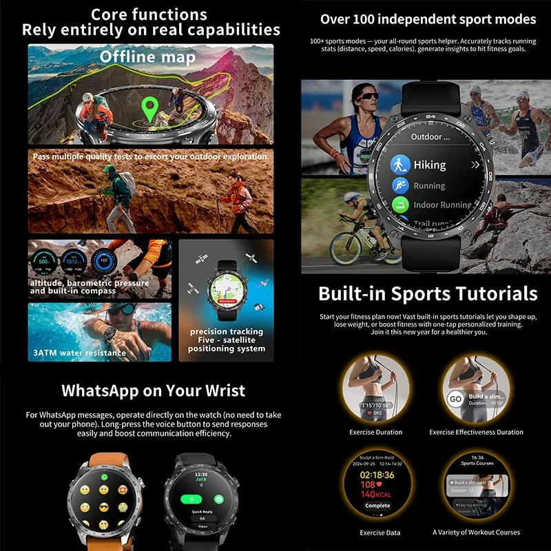 Nuovo Smartwatch 2026 per Uomo - Table Tennis World recensione e prezzo