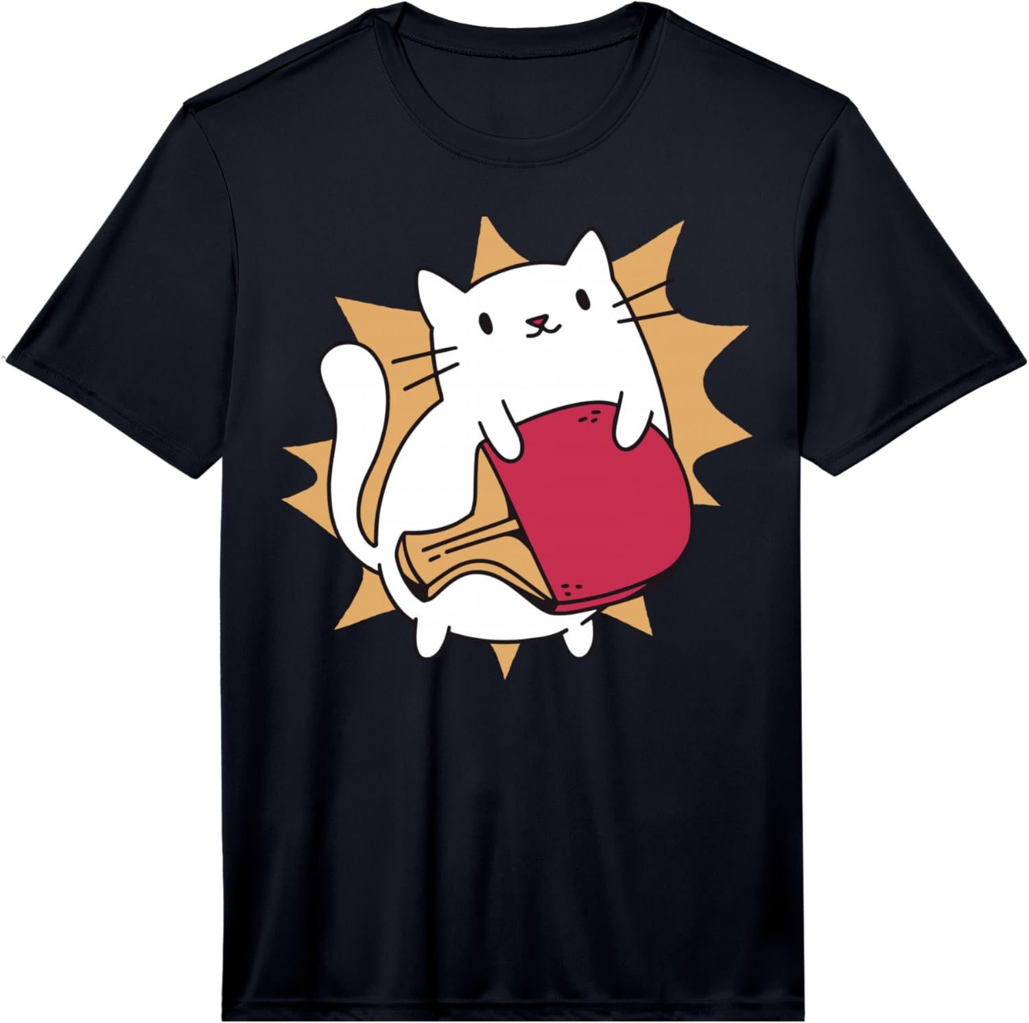 T-shirt da ping pong Black Cat - Table Tennis Outfit recensione e prezzo