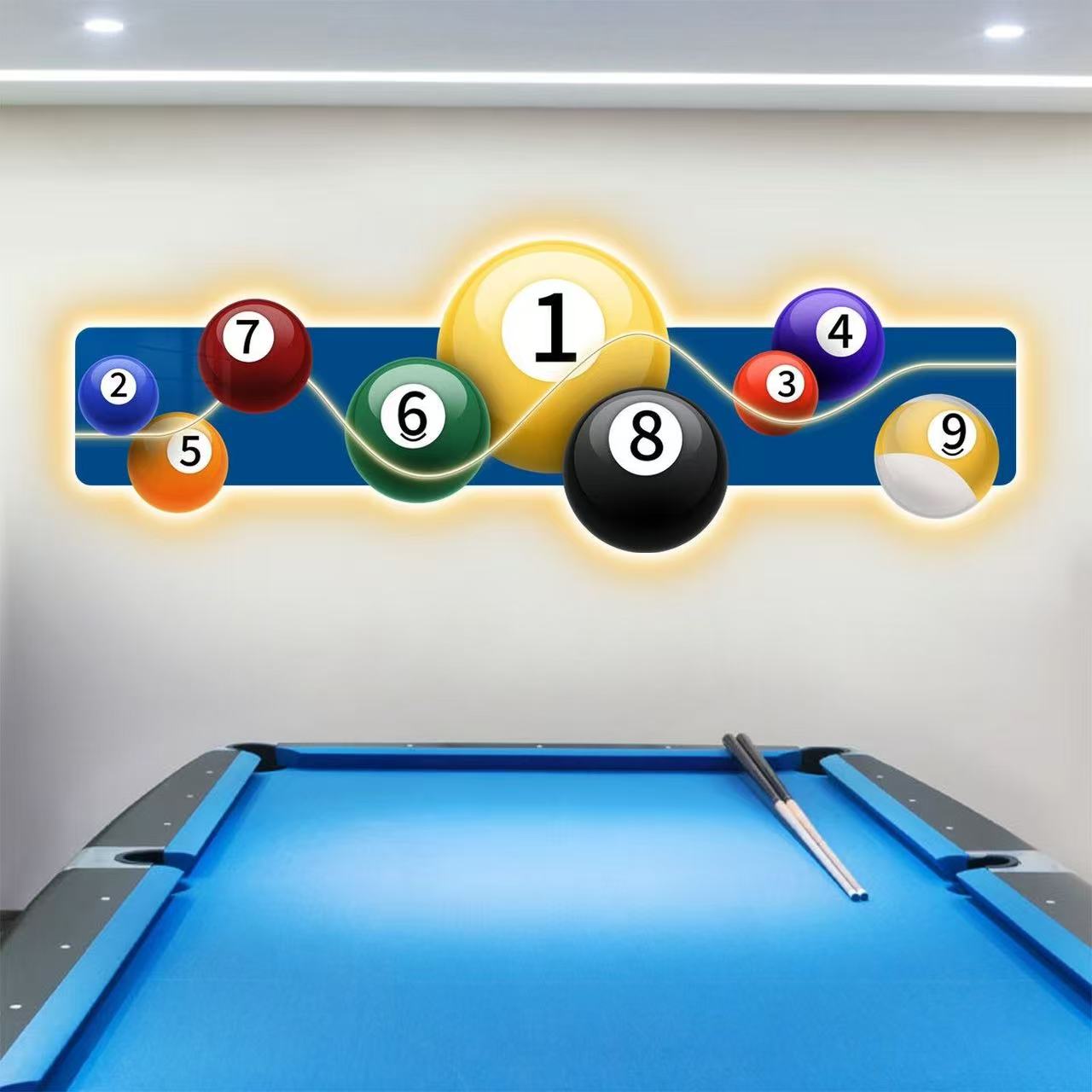 Quadro Decorativo Luminoso a L - Table Tennis Background recensione e prezzo