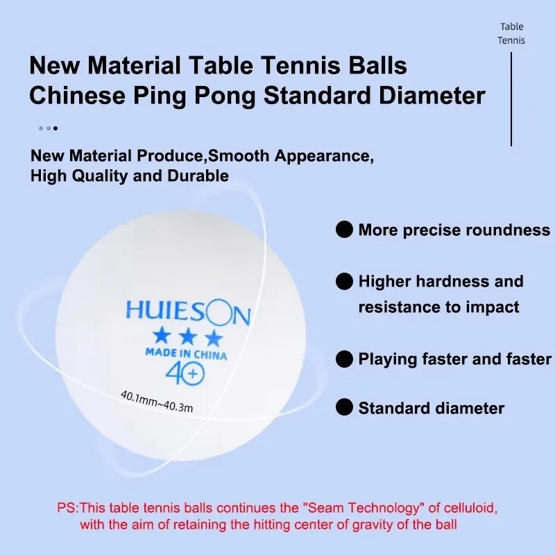 100 PZ Huieson Blu Logo Pallin - Table Tennis Pc recensione e prezzo