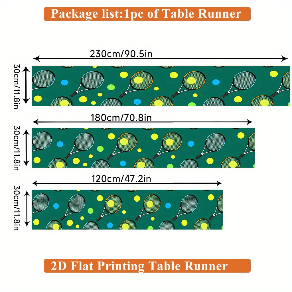 Runner da tavolo con motivo pa - Table Tennis Live recensione e prezzo